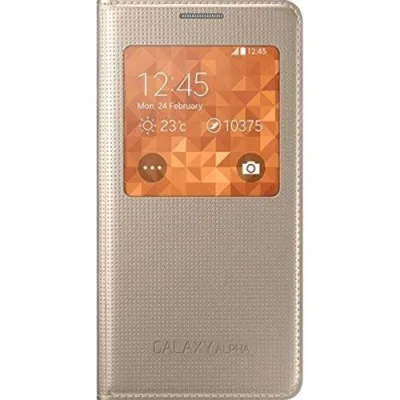 Samsung Ef-CG850BFEGWW Galaxy Alpha S View Cover Colore Gold