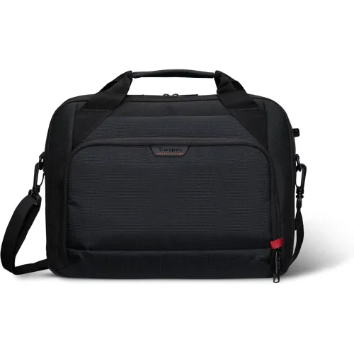 Targus Classic Ecosmart Borsa per Notebook 13"-14" Sottile Impermeabile Tasca Imbottita Cerniere Antifurto Tracolla + Tracolla per Trolley