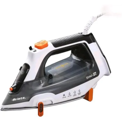 Ariete 6190 Step Up Ferro da Stiro Intelligente Sollevamento Automatico Dal Tavolo a Fine Stiratura 2.400 W 320 ml Piastra in Ceramica Ultraglide con 57 Fori