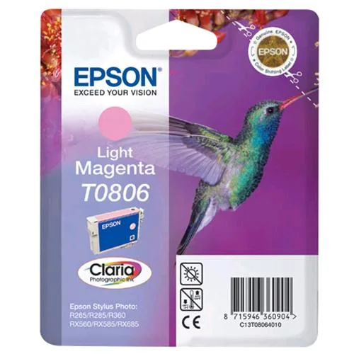 Epson T0806 Cartuccia Inkjet Magenta Chiaro