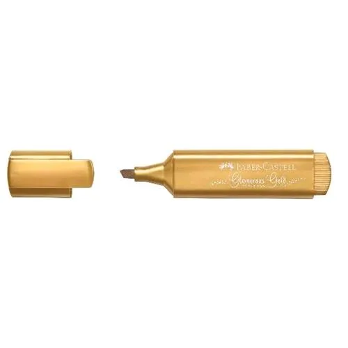 Faber Castell Texliner Evidenziatore Punta Scalpello 1/5 mm Oro Conf 10 Pz.