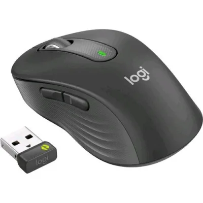 Logitech Signature M650 M For Business Mouse Ottico Wireless 2.4GHz 5 Pulsanti 4.000 DPI Mano Destra Grafite