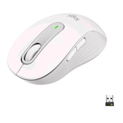 Logitech Signature M650 M Mouse Ottico Wireless 2.000 DPI 5 Pulsanti White