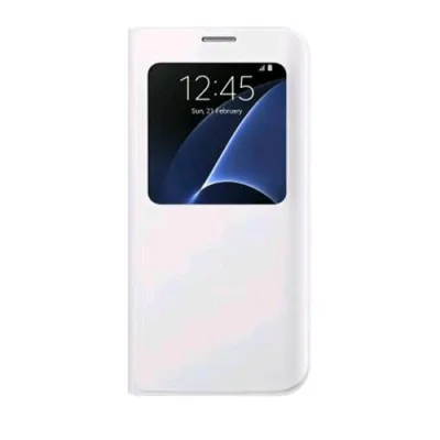Samsung Ef-CG935PWEGWW Galaxy S7 Edge S View Cover Originale Colore Bianco