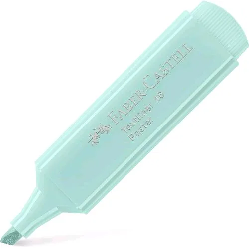 Faber Castell Textliner 1546 Evidenziatore Punta a Scalpello 1/5 mm Verde Tropico Conf 10 Pz.