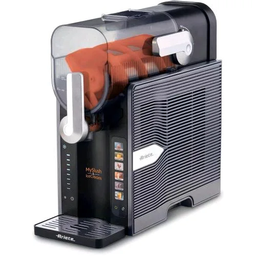 Ariete 655/00 Myslush & Icecream Macchina per Gelati e Frozen Drink Granite Serbatoio 2,6 l, 30-60 Minuti di Preparazione, 6 Programmi Automatici, Senza Ghiaccio