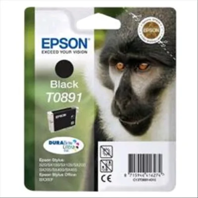 Epson T0891 Cartuccia Inkjet Nero per Epson Stylus Office BX300F Epson Stylus S20/S21/SX100/SX105/SX110/SX115/SX200/SX205/SX210/SX215/SX218/SX400/SX415