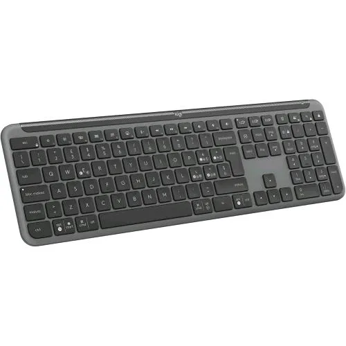 Logitech Signature Slim K950 Tastiera Wireless USB + Bluetooth Switch tra Dispositivi, Digitazione Silenziosa Layout Italiano Grafite