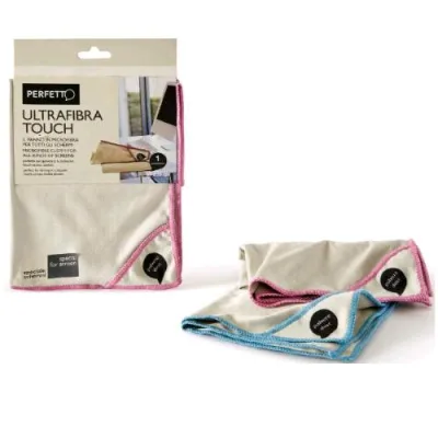 Perfetto Panno Ultrafibra Touch per Schermi 35X35 cm Colori Assortiti