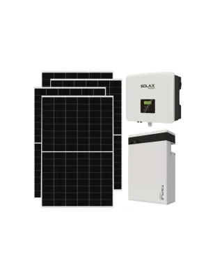 Kit fotovoltaico monofase 7735W inverter 7.5kW batteria al litio 5.8KWh T-BAT-H5.8 Solax Power