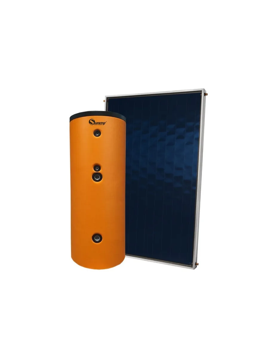 Kit solare termico con bollitore doppio serpentino ACS 200L 1xSKY27 Sunerg