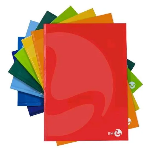 Be More Cartonato Color Quaderno Maxi Collato 80g 150X210 mm A5 96 Fogli a Righe 1R Colori Assortiti Conf 5 Pz.