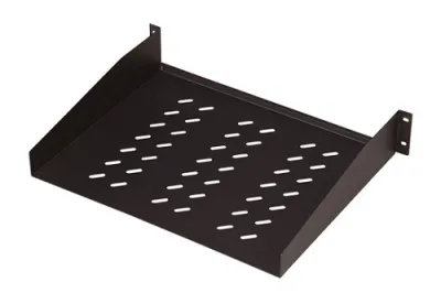 ARMADIO RACK RIPIANO 550MM UNIVERS. NERO RAL 9005