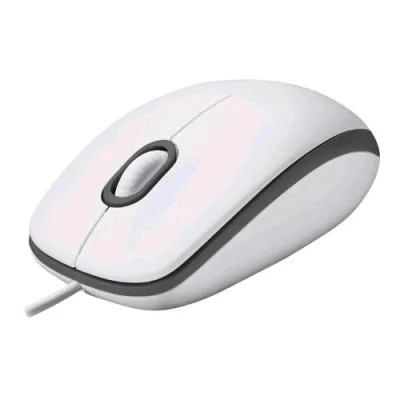 Logitech M100 Mouse USB Standard Ottico Ambidestro 1.000 DPI Bianco