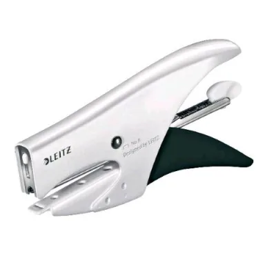 Leitz 5547 Cucitrice a Pinza Caricamento Posteriore Punti Serie 8 Capacita' 15 Fogli Bianco