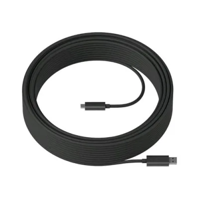 Logitech Strong Cavo USB Tipo a (M) a 24 Pin USB-C (M) USB 3.1 10 m Grafite