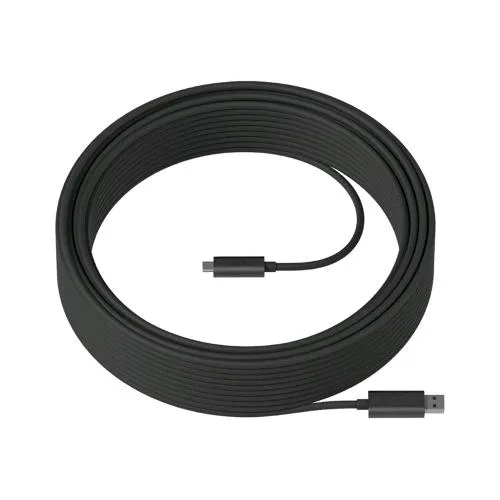 Logitech Strong Cavo USB Tipo a (M) a 24 Pin USB-C (M) USB 3.1 10 m Grafite