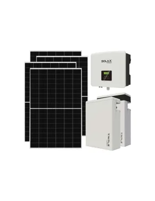 Kit fotovoltaico monofase 7735W inverter 7.5kW batteria al litio 11.6KWh T-BAT-H5.8 Solax Power