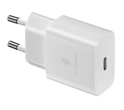 Samsung Ep-T1510X Caricabatterie da Rete 15W Porta USB-C con Cavo White