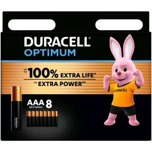 Duracell Optimum Batterie Ministilo AAA Conf 8 Pz.