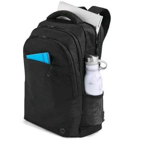 HP Renew Backpack 17.3 Zaino per Notebook da 17.3" in Nylon Idrorepellente 3 Scomparti Nero