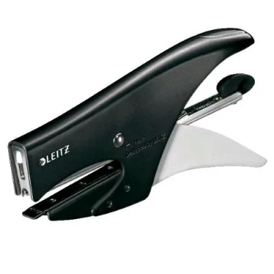 Leitz 5547 Cucitrice a Pinza Caricamento Posteriore Punti Serie 8 Capacita' 15 Fogli Nero
