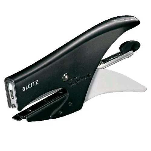 Leitz 5547 Cucitrice a Pinza Caricamento Posteriore Punti Serie 8 Capacita' 15 Fogli Nero