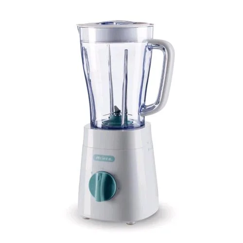 Ariete Breakfast Frullatore da Tavolo 500 W 1.5 l 4 Lame in Acciaio 2 Velocita' + Funzione Pulse Bianco Verde