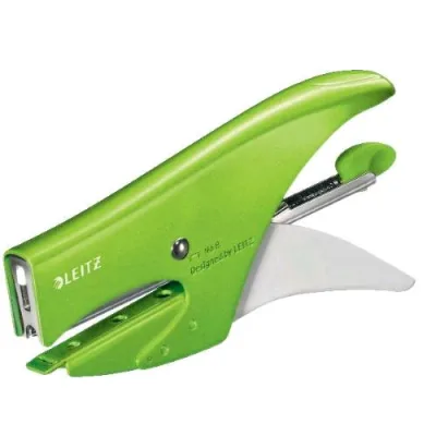 Leitz 5547 Cucitrice a Pinza Caricamento Posteriore Punti Serie 8 Capacita' 15 Fogli Verde Lime