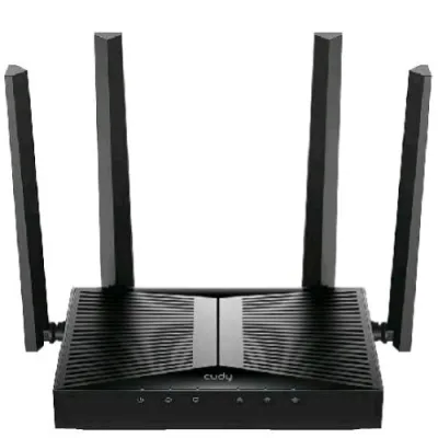 CUDY AP3000D Access Point AX3000 Wi-Fi 6 Dual Band 2.4/5GHz Mu-Mimo POE 4 Antenne Esterne Desktop Nero