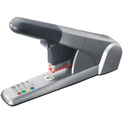 Leitz 5551 Cucitrice da Tavolo Heavy Duty Capacita Si Cucitura 80 Fogli 210 Punti NR K6/K10/K12 Argento
