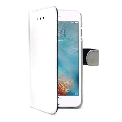 Celly Apple iPHONE 7 Plus/8 Plus Plus Custodia a Portafoglio Similpelle Flap Magnetico Bianco