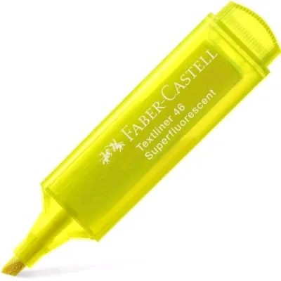 Faber Castell Textliner Evidenziatore Punta a Scalpello Giallo