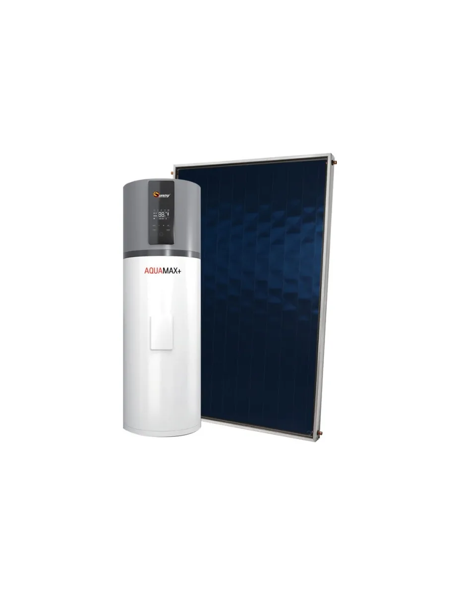 Kit solare termico con bollitore in pompa di calore ACS 200L 1xBLUHX+ Sunerg