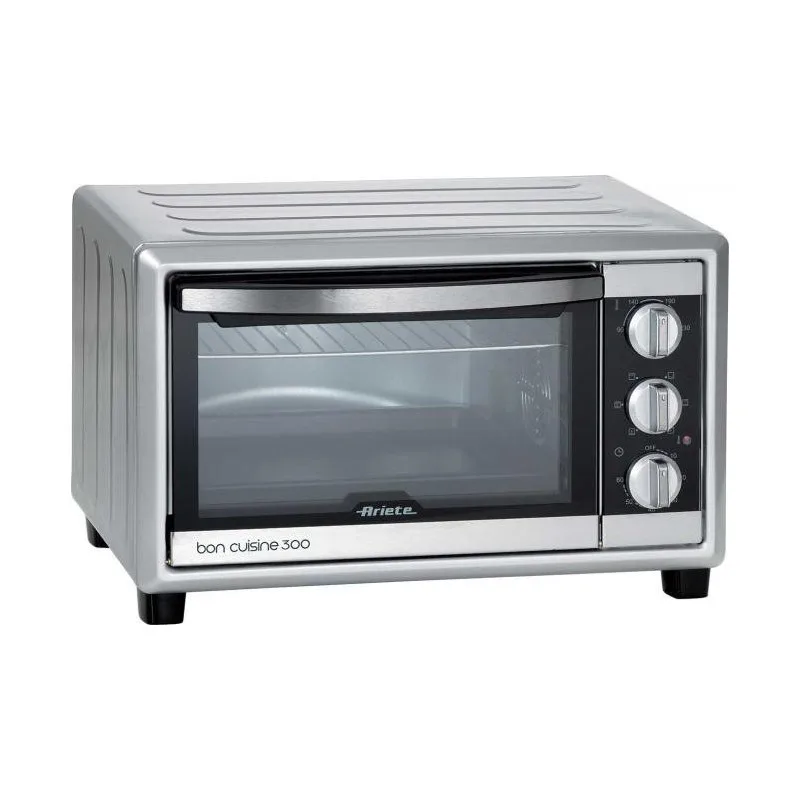 Ariete Forno Bon Cuisine 300 Fornetto Elettrico 1.500W Capacita' 30l Colore Silver/Nero