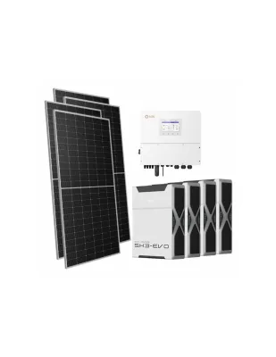 Kit fotovoltaico trifase 13090W inverter 12kW Solis batteria al litio 20.88kWh Weco EVO 5k3