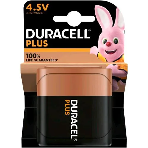 Duracell Plus Batteria Alcalina Piatta 4,5V