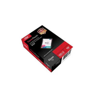 GBC Pouches Lucido Formato Tessera 67X99 mm Col. Trasparente Conf 100 Pz.