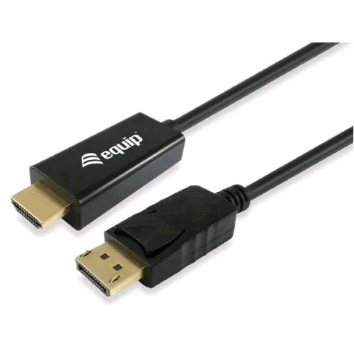 Adattatore Equip Cavo Adattatore da Displayport a HDMI 4K/30Hz Maschio/Maschio 5 m Nero