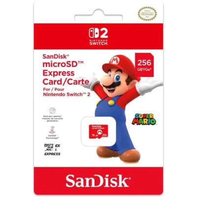 Nintendo Switch 2 Sandisk Micro SD 256GB