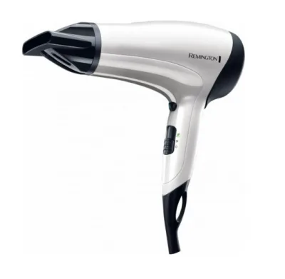Remington D3015 Power Volume Phon 2000 W 2 Velocita' 3 Temperature con Diffusore-Concentratore Colore Bianco/Nero