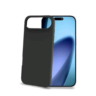 Celly Apple iPHONE Air Cover in Morbido Tpu con Finitura Soft Touch Nero