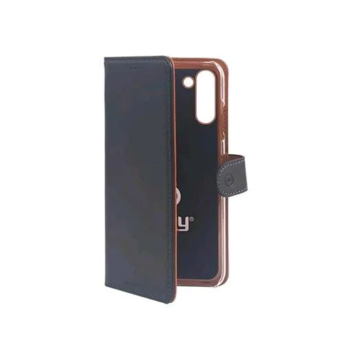 Celly Samsung Galaxy NOTE10 Wally Case Custodia a Portafoglio Nero