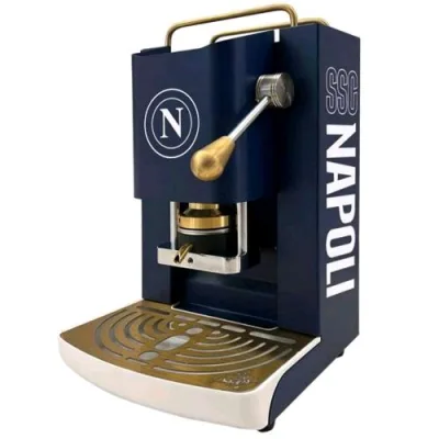 Faber Pro Deluxe SSC Napolimacchina da Caffe' 500W Pressacialda in Ottone Elettrovalvola e Termostato 95 Telaio in Acciaio Serbatoio 1.3 l Blu