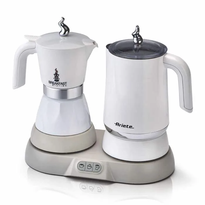 Ariete 1344 Breakfast Station Caffe' Moka Bollitore e Cappucinatore