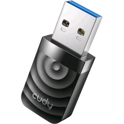 CUDY WU1300S Adattatore di Rete USB 3.0 Wi-Fi Dual Band 2.4/5GHz 1300Mbps