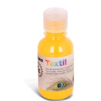 Primo Textil Colore per Tessuti Flacone da 125 ml Giallo