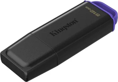 Kingston Datatraveler Exodia 512GB Chiavetta USB-A 3.2 Gen 1 Nero Viola