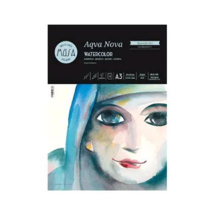 CWR Aqva Nova Acquerello Blocco da Disegno 12 Fogli 300g 210X297 mm Acquerelli 12FOGLI