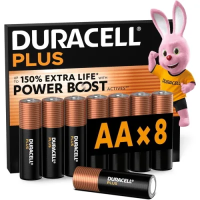 Duracell Plus Powerboost Batteria Alcalina Stilo AA 1.5 V Conf 8 Pz.